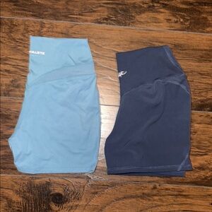 2 Alphalete shorts in size small